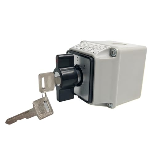 YMW26-20/2MS Cam Switch With Protective Box 3 Positions DIY Rotary Changeover 8 Terminals Screws SLW26 von SFNGXXAG