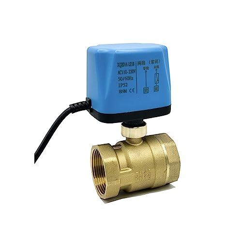 1-1/2" normalerweise geschlossen/offen 2-Wege-Elektrokugelhahn aus Messing 220 V 12 V 24 V 2-Draht-Motorkugelhahn Magnetventil ersetzen(12vdc-normally Closed) von SFOCQVISH