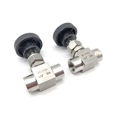 1 stücke 1/8 "1/4" 3/8 "1/2" 304 Edelstahl Innengewinde Nadel Ventil Durch Bord Typ Globus ventil(3/8 Inch) von SFOCQVISH