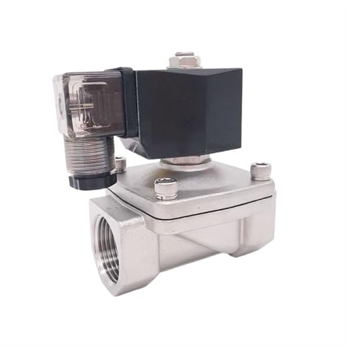 2-Wege-Wasser-Elektromagnetventil SS304, normalerweise geschlossen, Anschluss G1 Zoll, 12 V DC, Öffnung 25 mm, SPU-25, Nulldruck-Startsteckertyp(DC24V,EPDM) von SFOCQVISH