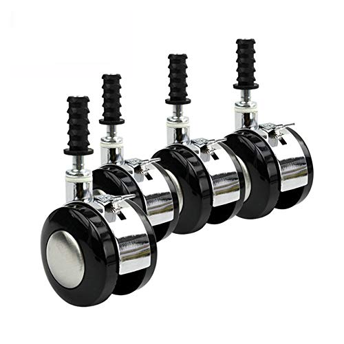 2 Zoll/50 mm Rollen for Bürostühle, Rollen for Möbel, Rollen for Drahtregale mit ausziehbarem Stiel, Rollen mit langen Stielen und Bremsen, Tragfähigkeit 50 kg, 4 Stück 2 Zoll/50 mm Rollen for Bürostühle, Rollen for Möbel, Rollen for Drahtregale mit ausziehbarem Stiel, Rollen mit langen Stielen und Bremsen, Tragfähigkeit 50 kg, 4 Stück von SFOCQVISH