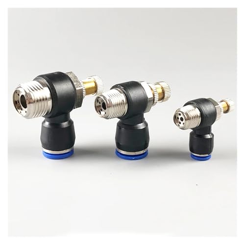 20 stücke SL 4 6 8 10 12mm Schnelle Verbindung Pneumatische Fitting M5 1/8 "1/4" 3/8 "1/2" air Geschwindigkeit Regulierung Drossel(Sl4-02) von SFOCQVISH