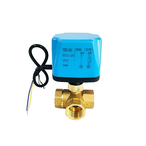 3/4" Dreiwege-220 V 12 V 24 V 2-Draht-Messing-Elektrokugelhahn, normalerweise geschlossener motorisierter Kugelhahn(12vdc-normally Open) von SFOCQVISH