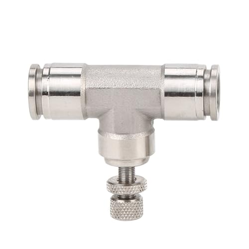 304 Edelstahl Luftstromregelung Hand Pneumatische Rohrverschraubung Schnellverbinder Rohr OD 4mm 6mm 8mm 10mm 12mm(6-6mm) von SFOCQVISH