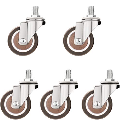5er-Pack Lenkrollen, drehbares Lenkrollenrad, geeignet for alle Böden, einschließlich Hartholz – mit universellem Schraubenschlüssel 5er-Pack Lenkrollen, drehbares Lenkrollenrad, geeignet for alle Böden, einschließlich Hartholz – mit universellem Schraubenschlüssel von SFOCQVISH