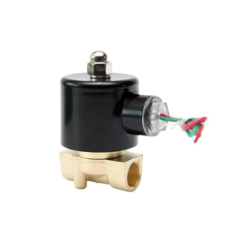 DN10 Messing Magnet DC12V DC24V AC220V 110V Normalerweise Geschlossen Magnet for Wasser Öl Luft(Bsp-24vdc) von SFOCQVISH