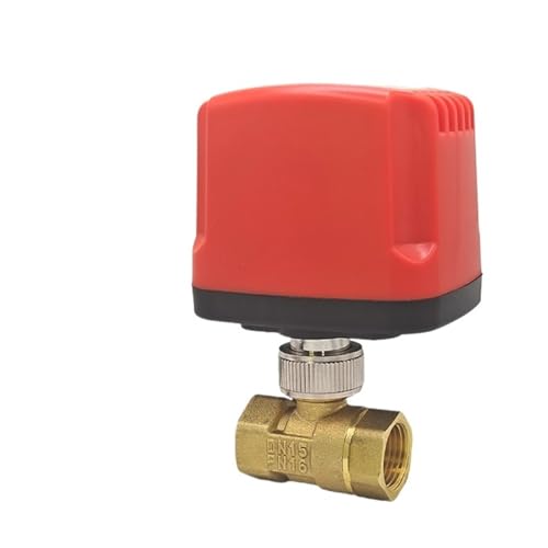 DN32 3s Voll ein-voll aus Motorisierte Kugelhähne Messing 2-Wege IP65 Wasserdicht 2-Draht Power-off reset 12V 24V 220V Wasserventil(AC110V-NORMALLY OPEN) von SFOCQVISH