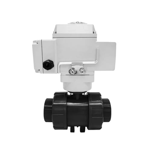DN50 Pneumatisches UPVC-Kugelventil Doppel-Union-Pneumatikventil Industrieventil Automatisches Ventil for Wasser/Gas(380VAC) von SFOCQVISH