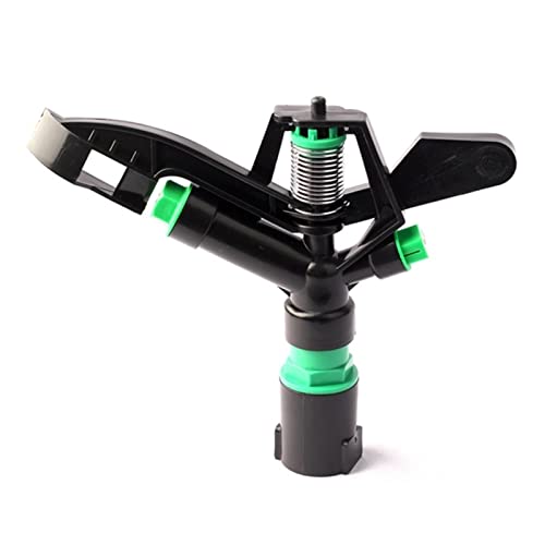 Gartenbewässerungstropfer G 1 Zoll Innengewinde Doppeldüsensprinkler 360-Grad automatisch rotierender Wipp-Rasensprüh-Bewässerungstropfkopf Gartenbewässerungstropfer G 1 Zoll Innengewinde Doppeldüsensprinkler 360-Grad automatisch rotierender Wipp-Rasensprüh-Bewässerungstropfkopf von SFOCQVISH