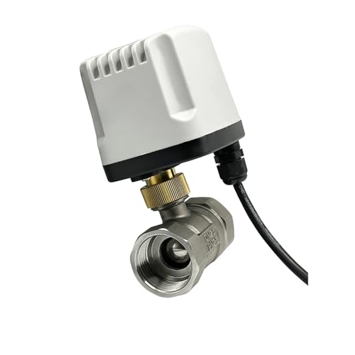 Motorisiertes Ventil aus Edelstahl 304 220V 12V 24V 3-Draht 2 Steuerung elektrischer Kugelhahn Metallmotor mit hohem Drehmoment (24VDC,DN20) von SFOCQVISH