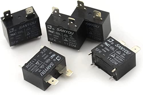 Relais 5pcs SFK-112DM DIP-4 Klimaanlagenrelais 4-poliger Strom 2 0a 250 V ac Modell SFK-112DM SFK-112 Schwarze Farbe von SFOCQVISH