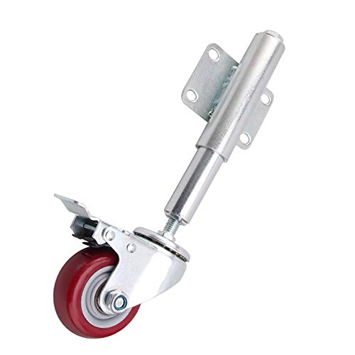 Rollen, robustes Torrad, 100 mm Federräder mit Bremsstoßdämpferrädern, Tragfähigkeit 100 kg, Möbelrollen for den Außenbereich(Without Brake,4inch) von SFOCQVISH