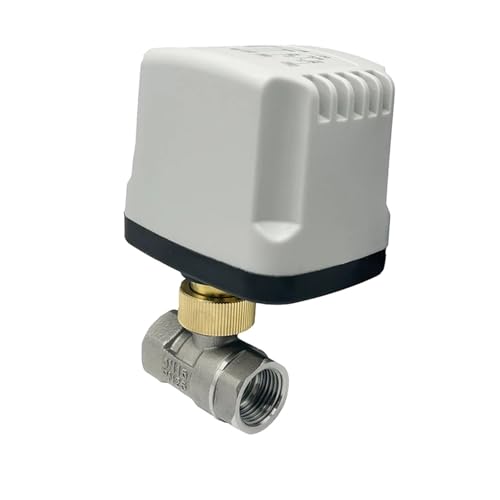 SFOCQVISH 1/2 "304 IP65 Wasserdicht Motorisierte Kugelhahn 220V 12V 24V 3-Draht 2 Control Elektrische Kugelhahn(12V) von SFOCQVISH