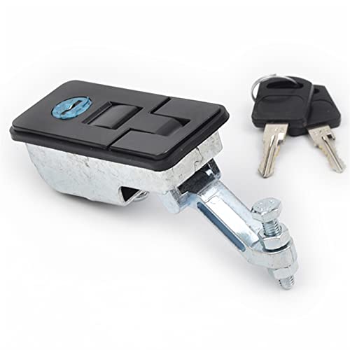 SFOCQVISH 3,4-Zoll-85-mm-Zinklegierungs-Paddle-Latch-Schloss-Schranktür-Unterputz-Trigger-Latch for Bedienfeld 1Stk(Bianco) von SFOCQVISH