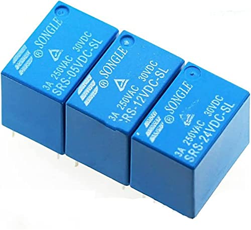 SFOCQVISH Relais 5PCS SRS-05 12 24VDC-SL Sch Gruppe I-Konvertierung 6-Pin 4100 Relais 3a(SRS-12VDC-SL (12V)) von SFOCQVISH