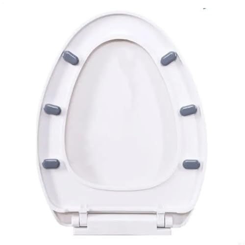 Soft Close Toilettensitz Toilettendeckel mit langsamer Schließung, tragbar, mit langsamer Schließung, Deckel, verdicktes Badezimmer, Wohnaccessoires, ABS-Textur, Toilettensitze(V shaped) von SFOIKVG