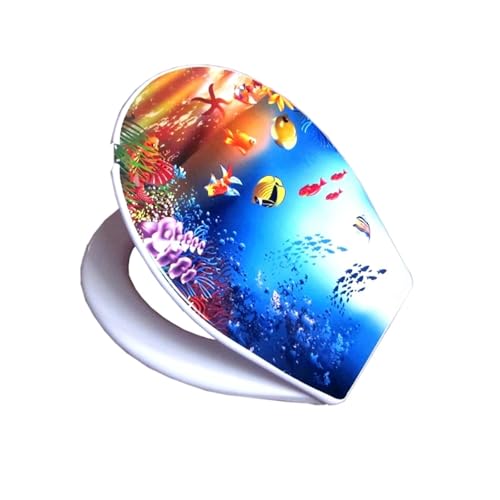 Soft Close Toilettensitz Toilettendeckelbezug Standardverschluss Bunte Toilettensitzbezug-Set Badezimmer PP Toilettensitz Soft Close Toilettensitz Toilettendeckelbezug Standardverschluss Bunte Toilettensitzbezug-Set Badezimmer PP Toilettensitz von SFOIKVG