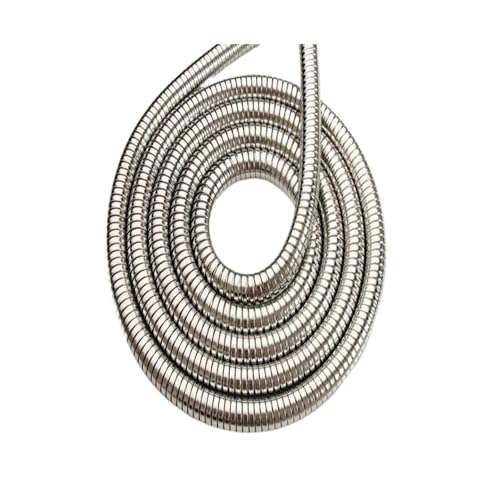 duschschlauch 1,2 M/1,5 M Brauseschlauch Edelstahl Badezimmer Dusche Ersatz 1/2 Zoll flexibler Schlauch/Rohr explosionsgeschützte Rohre(120CM) von SFOIKVG