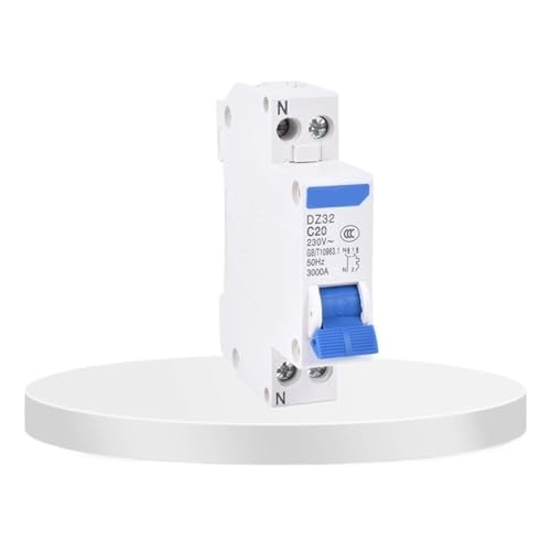 Mini-Leistungsschalter, DZ32-32 1P + N C32 DPN 230V AC MCB Din-schiene Montage 6A 10A 16A 20A 25A 32A Haushalt luft Schalter Mini Circuit Breaker(32a) von SFQEVHRZ