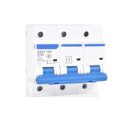 Mini-Leistungsschalter, DZ47-125 MCB 1-4Poles 63 80 100 125a Vier Phasen luft Schalter AC 230/400V 63-125amp din Schiene C Typ mini Circuit Breaker(63a,1P) von SFQEVHRZ