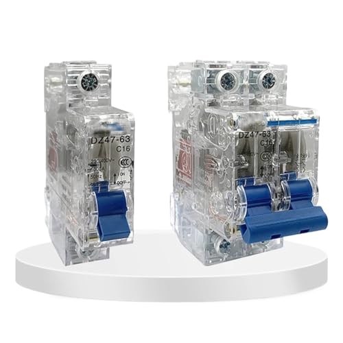 Mini-Leistungsschalter, DZ47-63 1P 2P 3P 4P 63a Transparent Shell 6Ka MCB air Einpoliger Schalter Niederspannung mini Circuit Breaker(20a,4P) von SFQEVHRZ