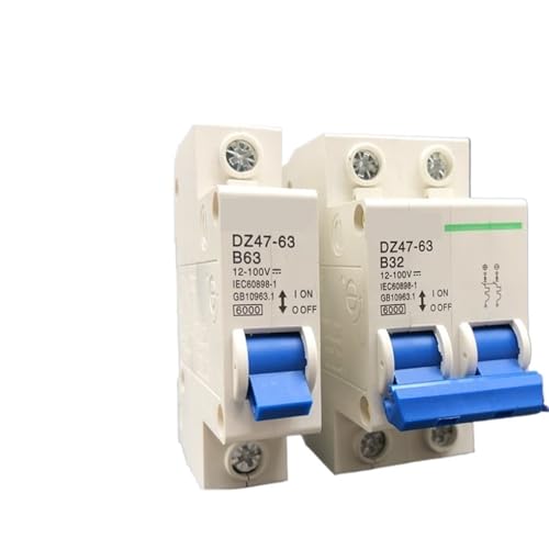 Mini-Leistungsschalter, Leistungsschalter 24 V 60 V 72 V 96 V 1p Direkt Luft offen 12 V 100 V Atmosphärenschalter Verteidigung Auslösung Betrieb(20a) von SFQEVHRZ
