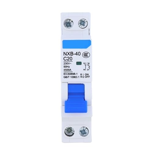 Mini-Leistungsschalter, Leistungsschalter Luftschalter MCB 1P N 6A 10A 16A 20A 25A 32A 40A C65N DZ267 NXB 40(10A) von SFQEVHRZ