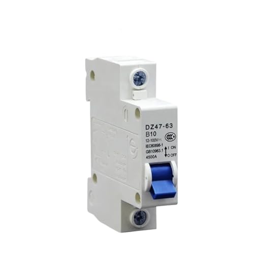 Mini-Leistungsschalter, MCB Mini Circuit Breaker DC12V-110V Luft Schalter Überlast Protecto1P 2P 10A 16A 20A 25A 32A 40A 50A 63A(32a,1P) von SFQEVHRZ
