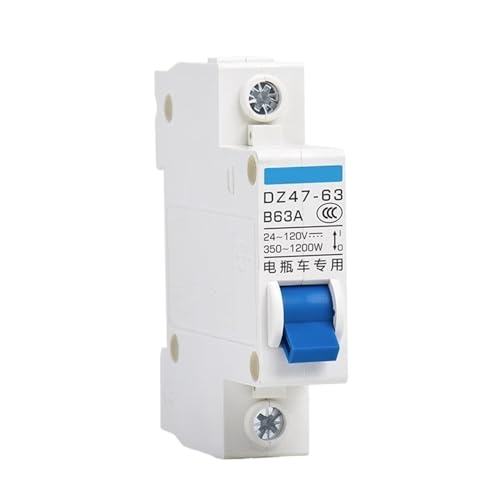 Mini-Leistungsschalter, Mini Circuit Breaker 32A 40A 63A 24V ~ 100V Elektrische Fahrzeug Motorrad Kurze Überlast Luft Schalter Protectector B typ MCB(63A) von SFQEVHRZ