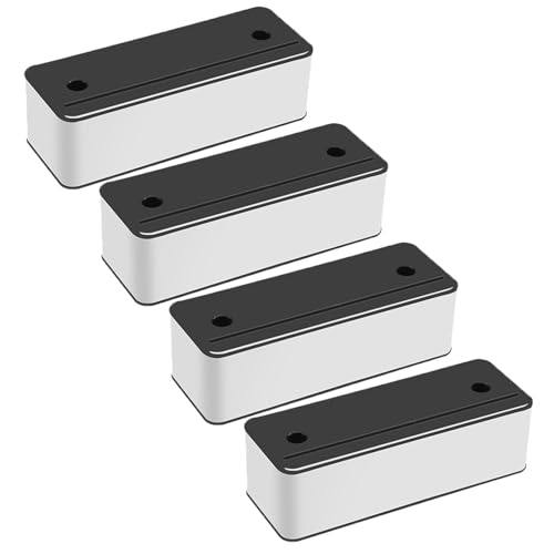 Möbelverhöher, 4 Stück Sofaerhöhungen, Edelstahl-Stützbeine, robuste Möbelerhöhungen, Aufzüge, Höhe 5/8 cm(Bright Silver,8cm) von SFQEVHRZ