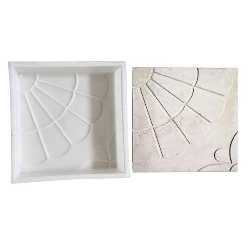 Pflasterform, Haushalt Pflaster Form DIY Spaziergang Manuell Straße Pfad Propylen Zement Ziegel Stein Beton(B) von SFQEVHRZ
