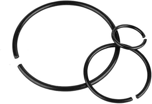 Runder Stahldraht-Sprengring， 3-teiliger Drahtdurchmesser 4,5 mm, Federstahl-Runddrahtringe for Lochhalter-Sicherungsringe, Außendurchmesser = 95 mm ~ 205 mm(4.5x125x20) von SFQEVHRZ