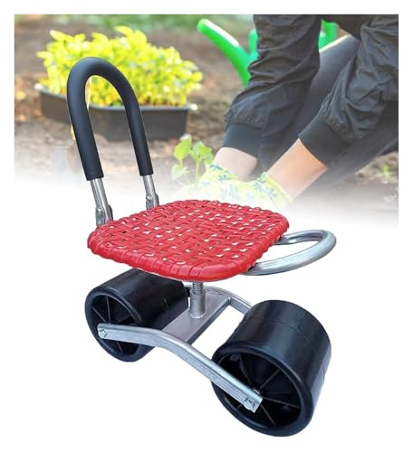 SFQEVHRZ Gartenwagen Hocker, 360°-Drehsitz mit Einstellbarer Höhe, Garten-Kniepolster, rollender Arbeitssitz, Gartenhocker auf Rädern SFQEVHRZ Gartenwagen Hocker, 360°-Drehsitz mit Einstellbarer Höhe, Garten-Kniepolster, rollender Arbeitssitz, Gartenhocker auf Rädern von SFQEVHRZ