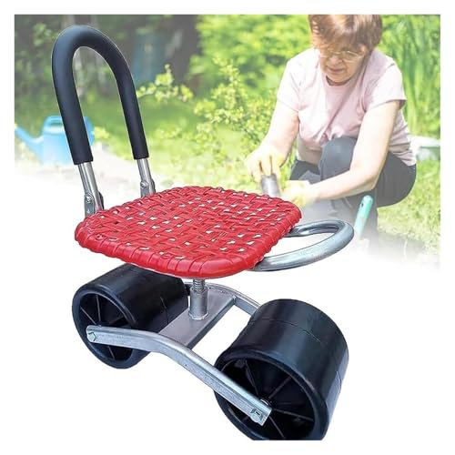 SFQEVHRZ Gartenwagen Hocker, Gartenhocker mit Rädern, 360 ° drehbarer Gartensitz auf Rädern, rollender Arbeitssitz, Rasenscooter for den Außenbereich SFQEVHRZ Gartenwagen Hocker, Gartenhocker mit Rädern, 360 ° drehbarer Gartensitz auf Rädern, rollender Arbeitssitz, Rasenscooter for den Außenbereich von SFQEVHRZ