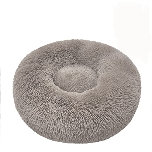 SFQEVHRZ Hundehütte， Haustier Katzenbett Herbst Winter Bequemes warmes tiefes Schlafbett for mittelgroße große Hunde Katzen(M Brown,60cm) von SFQEVHRZ