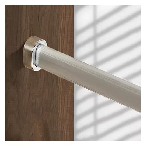 SFQEVHRZ Kleiderschrank Hanging Rods， Kleiderstange for die Wand, for schwere Kleidung, Kleiderstange for Kleiderschrank, 50 60 70 80 90 100 115 125 135 150 cm lang(Silver,120cm/47.2in) von SFQEVHRZ