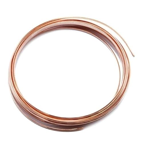 SFQEVHRZ Kupferdraht Spule， 1 m Reiner Kupferdraht, Durchmesser 2,8–5 mm, Stärke 4–10 T2-Kupferspule, elektrisch leitfähiger Kupferdraht for Gartenbau-Set(3.2mm) von SFQEVHRZ