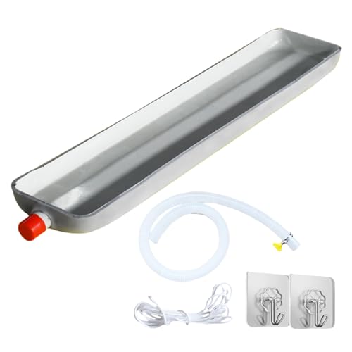 SFQEVHRZ Tropfschale für die Klimaanlage， Tropfschale for Gebläsekonvektoren der zentralen Klimaanlage, AC-Ablaufwannen-Kit, Lanyards, Abflussrohr, Hoopm, 12 cm/4,7 Zoll Breite(72cm) von SFQEVHRZ