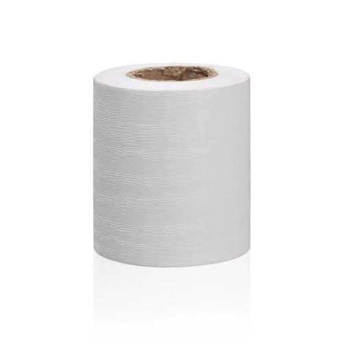 Sockelleistenbordüre, PVC-Wandbordürenaufkleber, Sockelleistenabdeckung, mehrfarbig, mehrere Größen(Bianco,8cm x 4.75m) von SFQEVHRZ