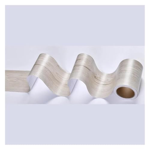 Sockelleistenbordüre, Selbstklebende Sockelleiste und Wandaufkleber mit Holzmaserung, mehrere Größen(Style6,15cmx10m) von SFQEVHRZ