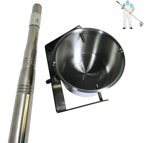 Teleskopischer Wasserprobenehmer Scoop， Pendelbecher mit Edelstahlstange, 1000 ml(1.11m 3.0m/3.6ft 9.8ft) von SFQEVHRZ
