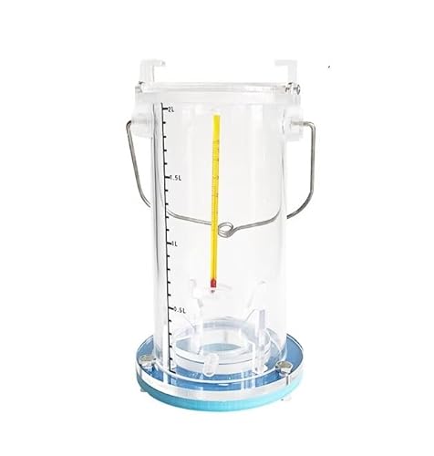 Teleskopischer Wasserprobenehmer Scoop， Wasserprobenehmer-Probenahme-Schöpflöffel-System, dicker Kunststoff-Schöpflöffel, Pendelbecher-Probenehmer for die Umweltüberwachung(1L) von SFQEVHRZ