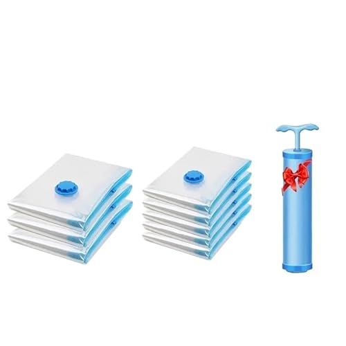 Vakuumbeutel, 8-teiliges Vakuum-Aufbewahrungsset for Kleidung, Bettwäsche, platzsparendes Siegelpaket, faltbarer komprimierter Organizer(40x60) von SFQEVHRZ
