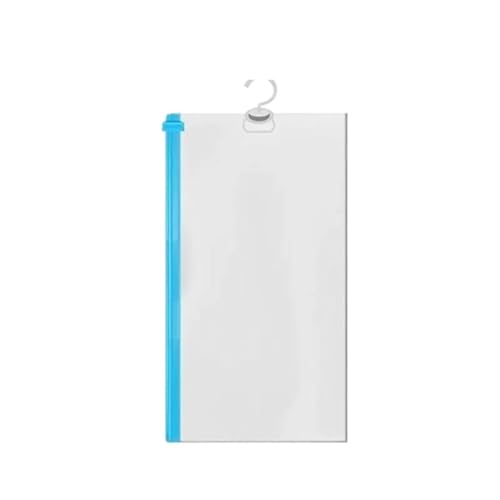 Vakuumbeutel, Hängende Vakuumaufbewahrung, großer Platzsparer for Kleidung, versiegelt for Anzüge, Kleider, Jacken, Schrank-Organizer(1 Pack L) von SFQEVHRZ