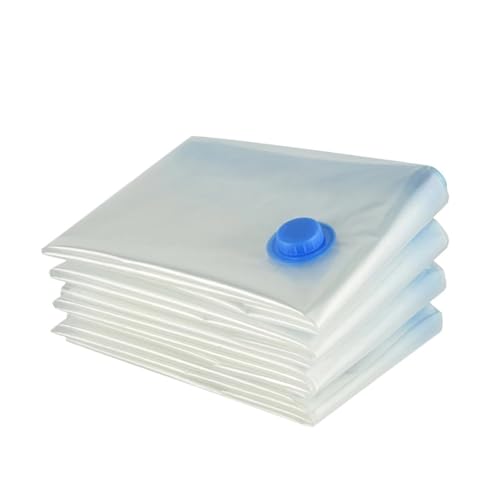 Vakuumbeutel, Vakuum-Aufbewahrung, Kleiderschrank-Organizer, platzsparend, for Kleidung, Kissen, Bettwäsche, Decke, Verpackung, Aufbewahrung(80x120cm 5pcs) von SFQEVHRZ