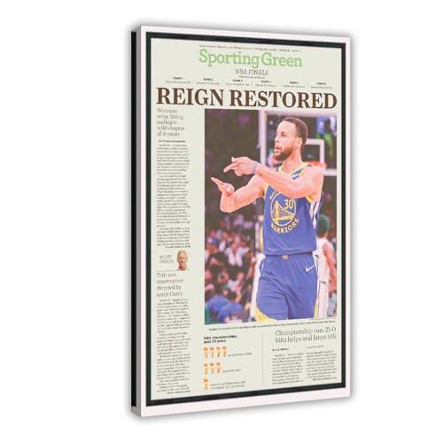 2022 Golden State Warriors Steph Curry NBA Poster Leinwand Poster Schlafzimmer Dekor Landschaft Büro Zimmer Dekor Geschenk 20 x 30 cm 2022 Golden State Warriors Steph Curry NBA Poster Leinwand Poster Schlafzimmer Dekor Landschaft Büro Zimmer Dekor Geschenk 20 x 30 cm von SFQQE