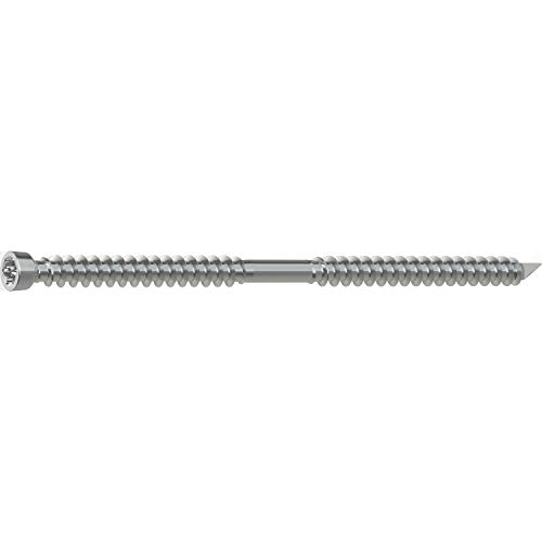 SFS Intec 1564429 SFS Bohrbefestiger WT-T 6.5x 90 Torx 30 verzinkt mit Bohrspitze und Bewertung, Silber von SFS intec