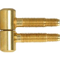 SFS - Einbohrband Türband 3-fach ø 13 mm mit Zylinderkopf, Stahl vermessingt von SFS