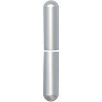 Zierhülse aus Aluminium Aufsteckhülse verchromt matt für Einbohrbänder Band ø 20mm, Bandhöhe 112mm, oben + unten von SFS