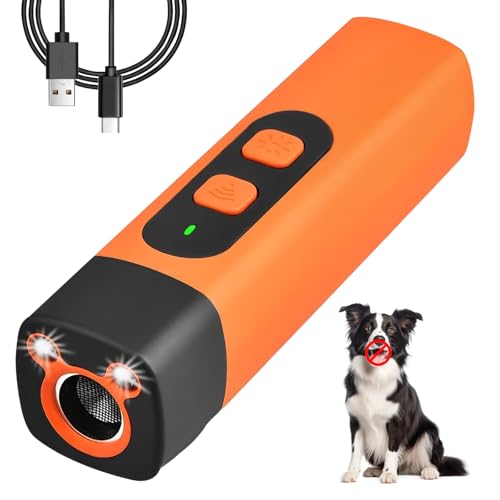 SFSSHUI Antibell Ultraschall Gerät,Anti Bell Gerät Hunde,Ultraschall Hundeabwehr,Wiederaufladbar Antibell Ultraschall Gerät, für Hunde jeder Größe und Rasse geeigne. von SFSSHUI
